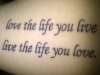 Bob Marley Quote tattoo