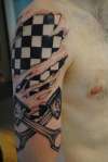 Half  Racing Sleeve tattoo