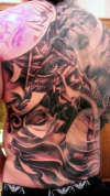 My Victor Portugal Back Piece in Progress! tattoo