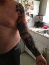 Pink Floyd Sleeve Front view tattoo