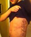 Script side tattoo