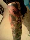 Tim Burtton Sleeve tattoo