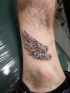 Wings of the greek god Hermes tattoo