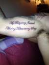 Writing tattoo