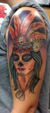 day of the dead tattoo