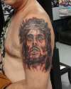 jesus tattoo by kevin gordon