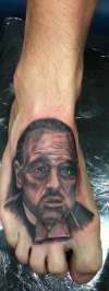 portrait of the godfather tattoo
