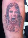 sexy vampire girl tattoo