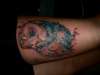 watercolor owl tattoo