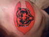 Chicago bears tattoo