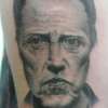 Christopher Walken portrait tattoo