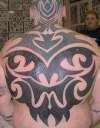 Demonic Face Tribal tattoo