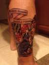 Right Leg tattoo