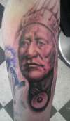 indian/native american chief tattoo