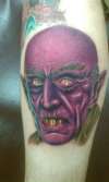 nosferatu vampire dracula portrait tattoo