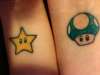 1UP/Invincibility Star tattoo