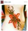 Flower D.J. Stem tattoo