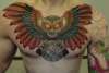 Owl on Chest tattoo