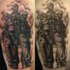 Royal Marine Commando Memorial. tattoo