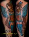Steampunk Angel tattoo