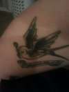Swallow tattoo