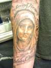 Virgin Mary Portrait tattoo
