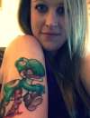 Zombie Yoshi tattoo