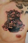 king skull tattoo