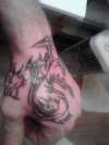 tribal dragon tattoo