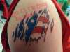 American flag tattoo