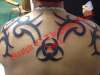 Back tribal tattoo