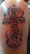 Celtic cross tattoo