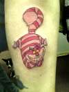 Cheshire cat tattoo
