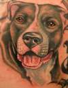 Dog portrait by Beto Munoz tattoo