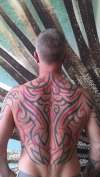 Full Back Tribal tattoo