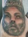 Jesus Portrait Close Up tattoo