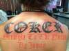Lettering tattoo