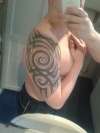 New shading on tribal tattoo