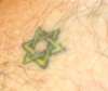 Star of David tattoo