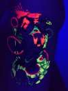 Uv bird under black light tattoo