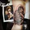 angel / virgin mary / religious / jesus tattoo