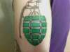 grenade tattoo