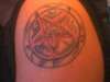 Pentagram tattoo