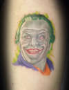 joker / jack nickelson / portrait tattoo