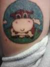 cow from evaporated milk tattoo