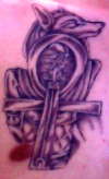 Ankh tattoo