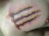 Energy tear tattoo