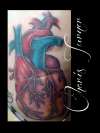 Human Heart tattoo