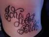 I love you tattoo