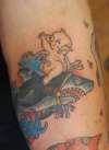 Kewpie Shark tattoo